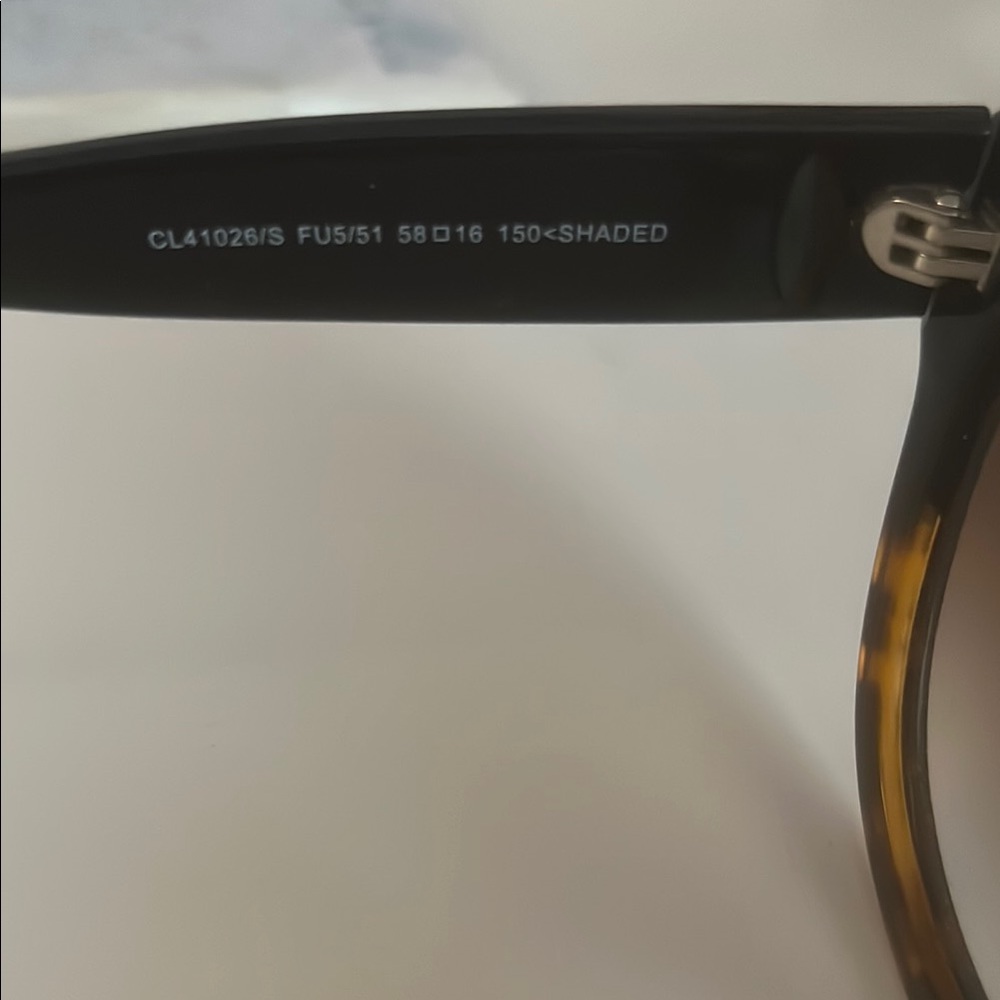 Celine Tortoiseshell Brown Gradient Square Sunglasses - Picture 3 of 5